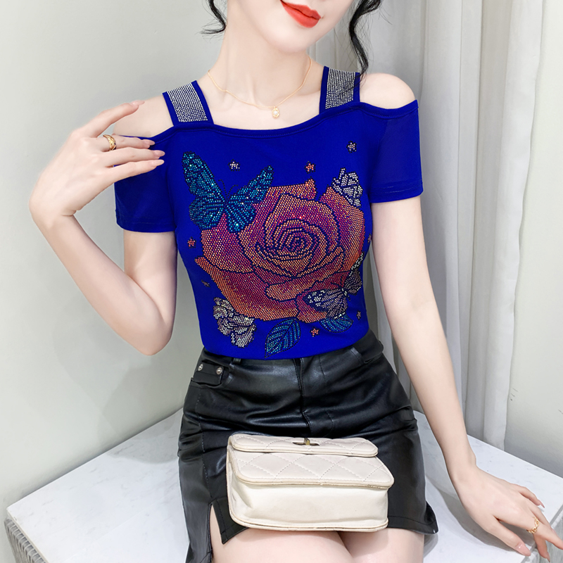 Streetwear Brand With Flowers - Nouveaux vêtements européens T-Shirts pour femmes