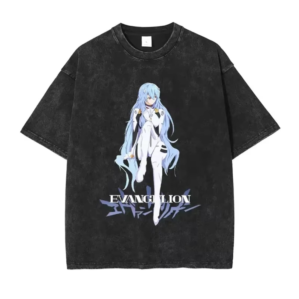Streetwear Brands - Surdimensionné hommes t-shirts vêtements EVA Anime