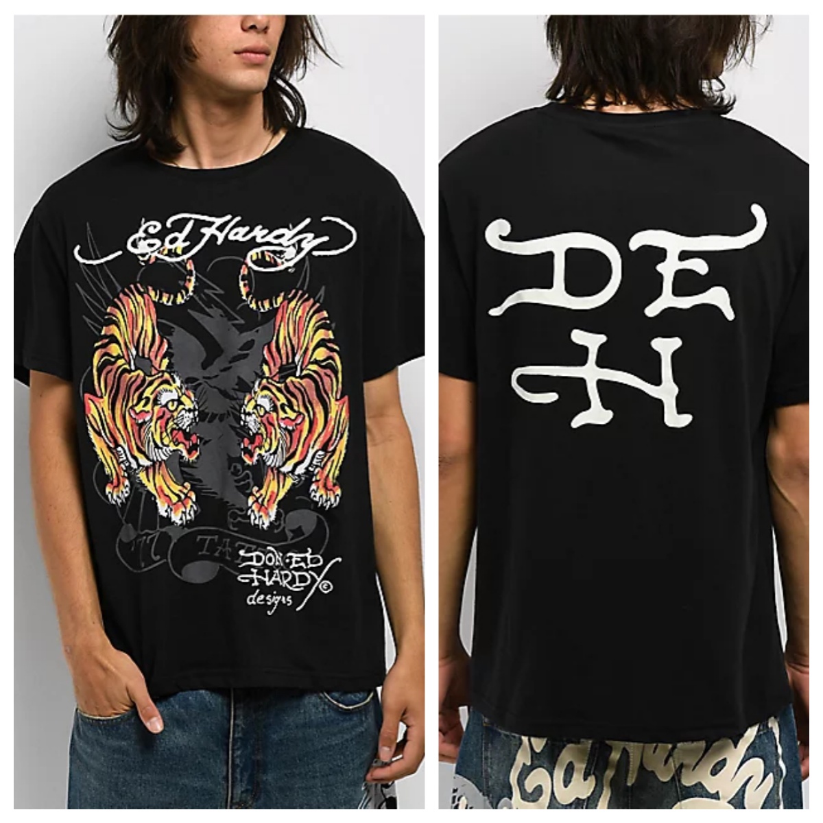 T-shirt en coton avec motif gr - Streetwear Brand Tees avis et prix