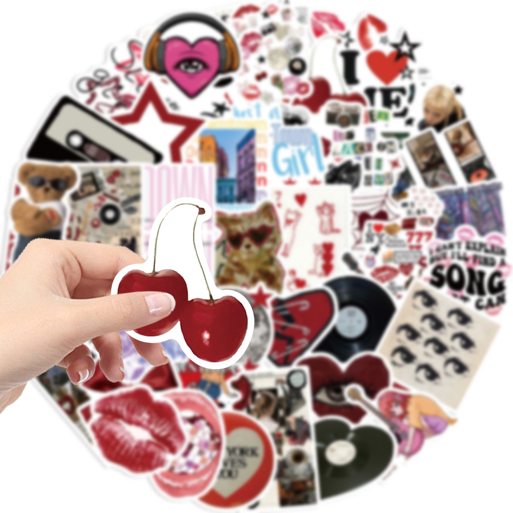50/100pcs centre-ville filles  - Streetwear Brand Stickers avis et prix