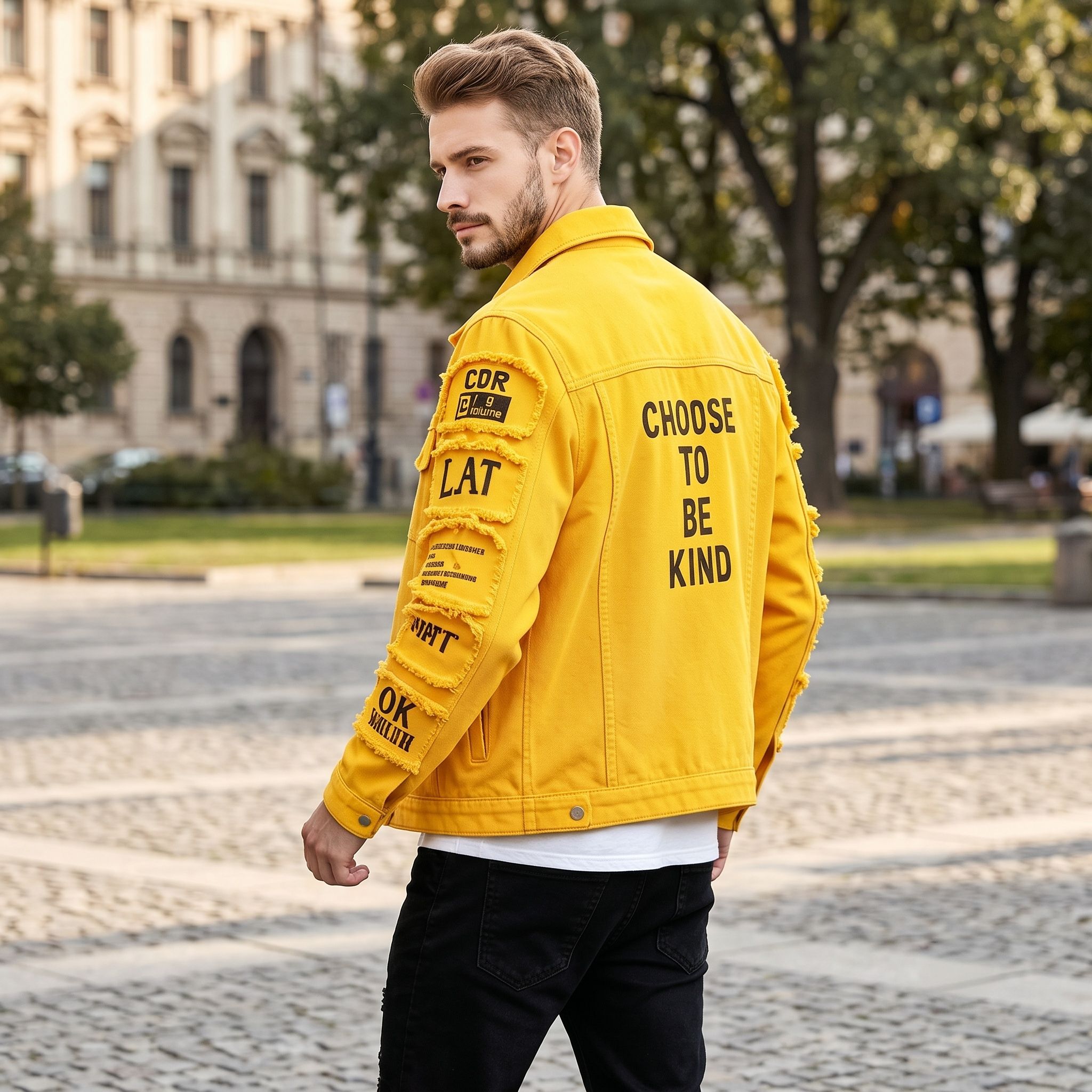 Veste en jean pour hommes, sty - Streetwear Brands avis et prix